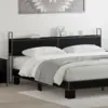Image de vidaXL Headboard de Rangement avec Station de Charge Chêne noir