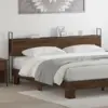 Image de vidaXL Headboard de Rangement avec Station de Charge Chêne marron
