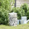 Image de vidaXL Robinet Gabion Argenté 26 x 25 x 50 cm Acier inoxydable