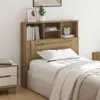 Image de vidaXL Cabinet de Tête de Lit Chêne artisanal Bois d'ingénierie