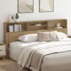 Image de vidaXL Cabinet de Tête de Lit Chêne artisanal Bois d'ingénierie