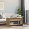 Image de vidaXL Table basse Chêne artisanal 80 x 50,5 x 41,5 cm
