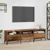 Image de vidaXL Meuble TV Bois Ancien 150 x 30 x 45 cm Bois d'ingénierie et fer