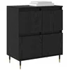 Image de vidaXL Buffet Chêne noir 60 x 35 x 70 cm