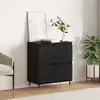 Image de vidaXL Buffet Chêne noir 60 x 35 x 70 cm