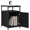 Image de vidaXL Cabinet de chevet 2 pc Chêne noir Bois d'ingénierie