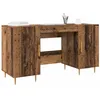 Image de vidaXL Bureau Bois ancien 140 x 50 x 75 cm Bois d'ingénierie, Bureau Rectangulaire Moderne, Poste de Travail Ergonomique, Grand Exécutif, Bois Ingénierie Intérieur