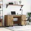 Image de vidaXL Bureau chêne artisanal 140 x 50 x 75 cm Bois d'ingénierie