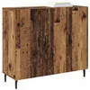 Image de vidaXL Dressoir Oudhout 90 x 34 x 80 cm Bewerkt hout