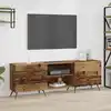 Image de vidaXL Meuble TV Bois ancien 150 x 30 x 50 cm Bois d'ingénierie