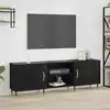 Image de vidaXL Meuble TV 150 x 30 x 50 cm Chêne noir Bois d'ingénierie