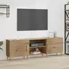 Image de vidaXL Meuble TV chêne artisanal 150 x 30 x 50 cm Bois d'ingénierie
