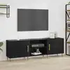 Image de vidaXL Meuble TV Chêne noir 150 x 30 x 50 cm Bois d'ingénierie
