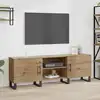 Image de vidaXL Meuble TV Chêne artisanal 150 x 30 x 50 cm Bois d'ingénierie