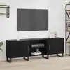 Image de vidaXL Meuble TV Chêne noir 150 x 30 x 50 cm Bois d'ingénierie
