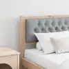 Image de vidaXL Tête de lit Marron et gris clair 180 cm Bois massif en pin