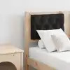 Image de vidaXL Tête de lit Autre Marron et noir 120 cm Bois massif en pin