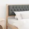 Image de vidaXL Tête de lit marron et gris foncé 100 cm Bois massif en pin