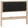 Image de vidaXL Tête de lit Autre Marron et noir 100 cm Bois massif en pin