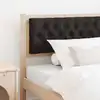 Image de vidaXL Tête de lit Autre Marron et noir 100 cm Bois massif en pin