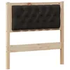 Image de vidaXL Hoofdbord Anders Bruin en zwart 80 cm Massief grenenhout