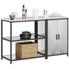 Image de vidaXL Ensemble de rangement cuisine HATTEM 2 pc Argenté