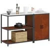 Image de vidaXL Ensemble de rangement cuisine HATTEM 2 pc Rouillé Acier