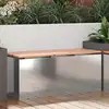 Image de vidaXL Banc de jardin Argent 100 x 40 x 43 cm Acier galvanisé