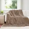 Image de vidaXL plaid Camel 240 x 220 cm 1.36 kg Polaire