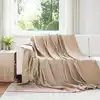 Image de vidaXL Couvertures à jeter 6 pc Camel 240 x 220 cm 4.28 kg Polaire