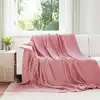 Image de vidaXL Couvertures à jeter 6 pc Rose 270 x 240 cm 5.44 kg Polaire