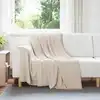 Image de vidaXL Couvertures à jeter 24 pc Beige 200 x 150 cm 10.41 kg Polaire