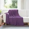 Image de vidaXL Couvertures à jeter 24 pc Pourpre 200 x 150 cm 10.08 kg Polaire