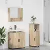 Image de vidaXL Ensemble de mobilier de salle de bain 3 pc Chêne Sonoma