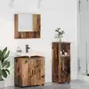 Image de vidaXL Ensemble de mobilier de salle de bain 3 pc Bois Ancien