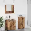 Image de vidaXL Ensemble de mobilier de salle de bain 3 pc Bois Ancien