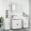 Image de vidaXL Ensemble de mobilier de salle de bain 4 pièces Blanc