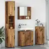 Image de vidaXL Ensemble de mobilier de salle de bain 4 pc Bois Ancien