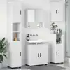 Image de vidaXL Ensemble de mobilier de salle de bain 5 pc Blanc