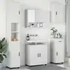 Image de vidaXL Ensemble de mobilier de salle de bain 5 pc Blanc