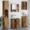 Image de vidaXL Ensemble de mobilier de salle de bain 5 pcs Bois Ancien