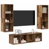 Image de vidaXL Ensemble meuble TV 3 pc Bois Ancien Bois d'ingénierie
