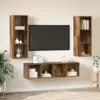 Image de vidaXL Ensemble meuble TV 3 pc Bois Ancien Bois d'ingénierie
