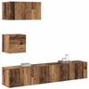 Image de vidaXL Ensemble meuble TV 3 pc Bois Ancien Bois d'ingénierie