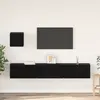 Image de vidaXL Ensemble meuble TV 4 pcs Chêne noir Bois d'ingénierie
