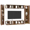 Image de vidaXL Ensemble meuble TV 10 pc Bois Ancien Bois d'ingénierie