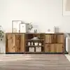 Image de vidaXL Buffet 3 pc Bois ancien 70 x 41 x 75 cm Bois d'ingénierie