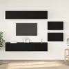 Image de vidaXL Ensemble meuble TV 6 pc Chêne noir Bois d'ingénierie