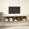 Image de vidaXL Ensemble de meubles TV 2 pc Bois Ancien Bois d'ingénierie