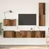 Image de vidaXL Meuble TV mural 4 pcs Bois Ancien Bois d'ingénierie